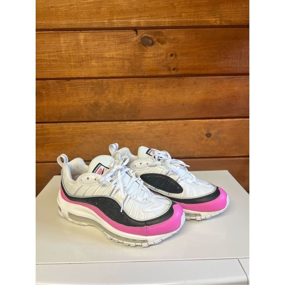 Nike Wmns Air Max 98 SE China Rose Pink White Sneaker AT6640-100 Size 6